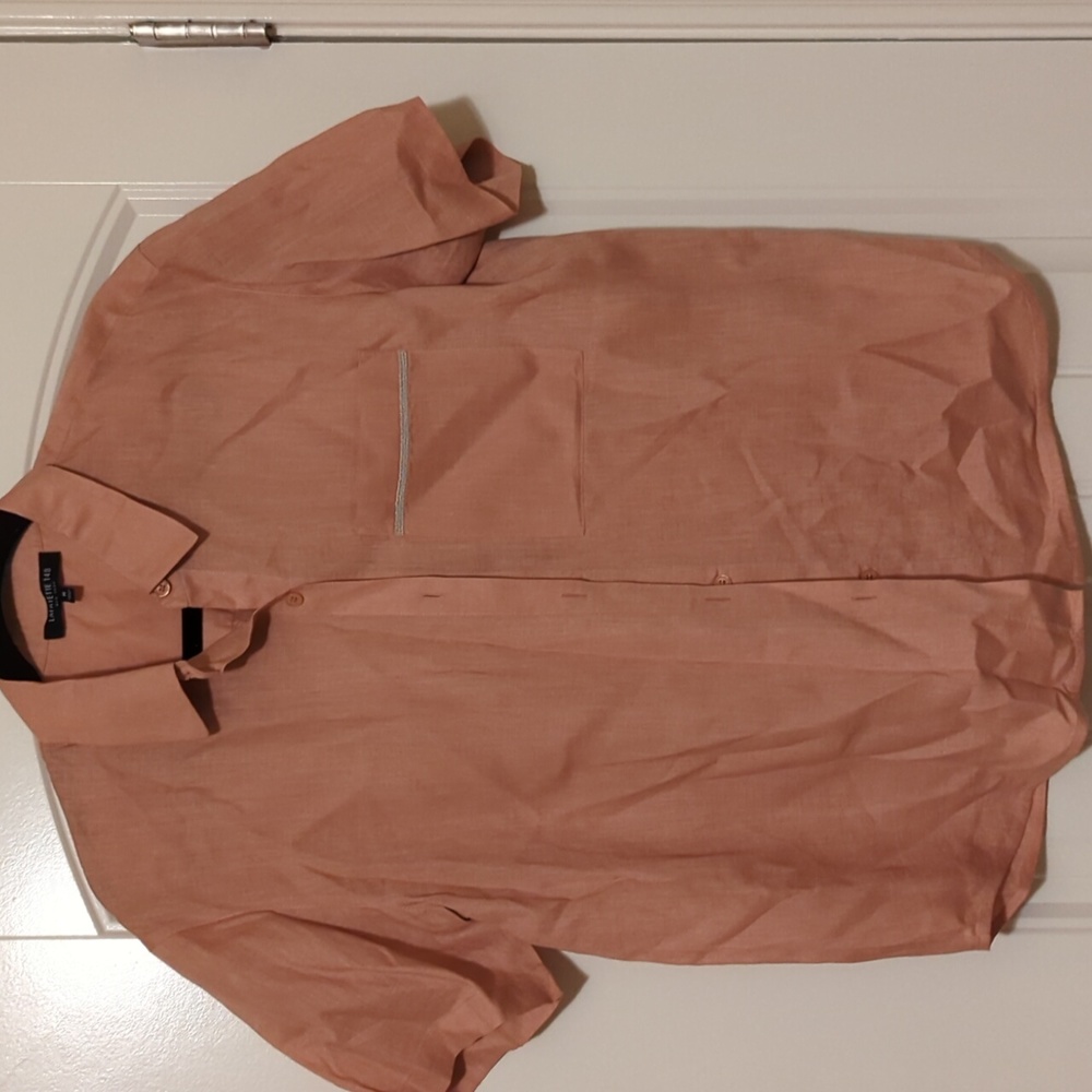 Lafayette 148 boxy silk shirt size M